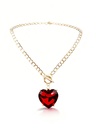COLLAR CORAZON ROJO