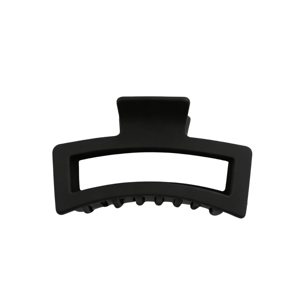 GANCHETA NEGRA 13CM MATE CUADRADA