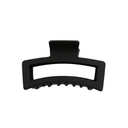 GANCHETA NEGRA 13CM MATE CUADRADA