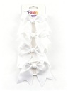 SET GANCHO LAZO COQUETTE 9CM BLANCO X4