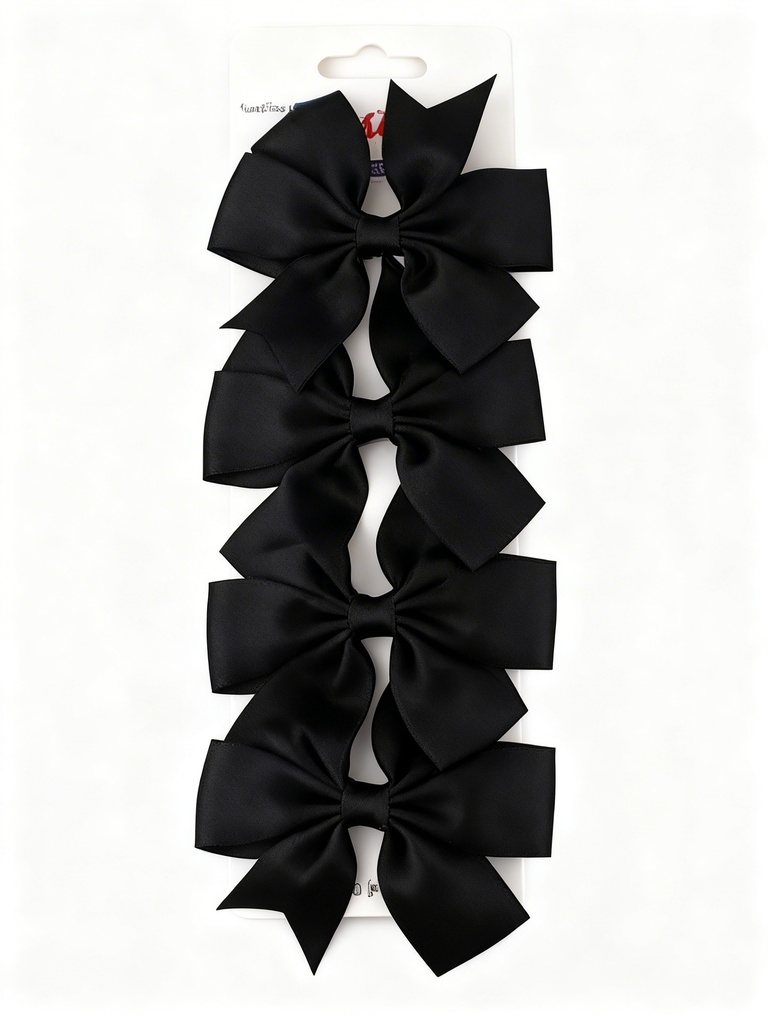 SET GANCHO LAZO BLANCO Y NEGRO X4