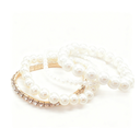 PULSERA  PERLA X4