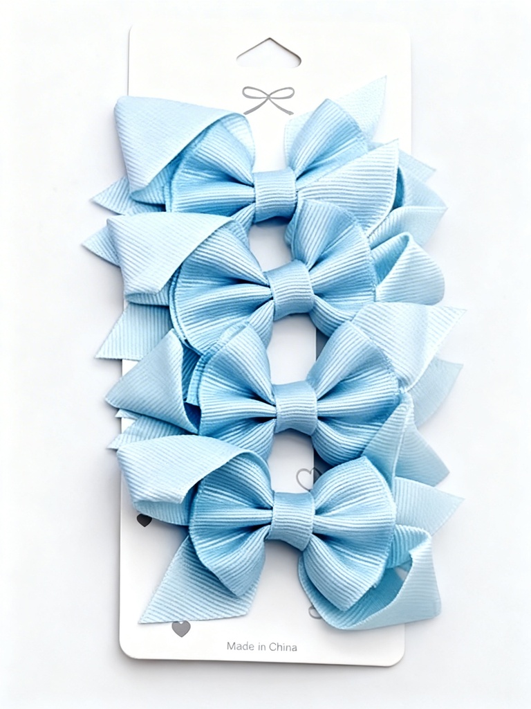 SET GANCHO LAZO COLOR PASTEL X4