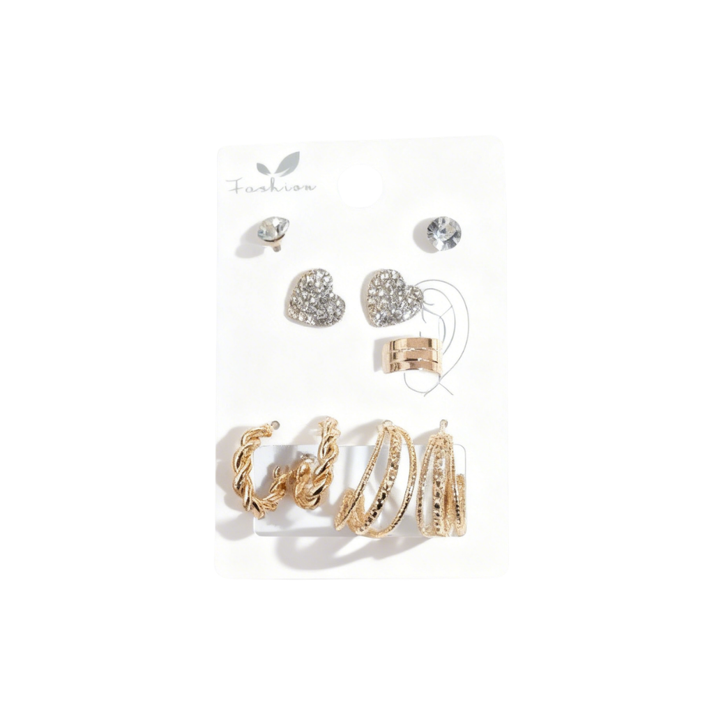 SET ARGOLLA TOPITO CORAZON X5