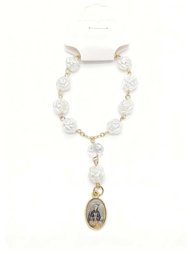 DENARIO ROSA EN PERLA