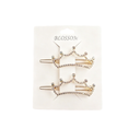 GANCHO STRASS CORONA X2