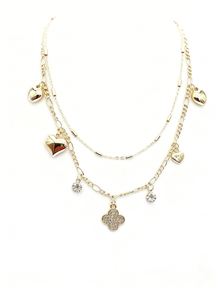 COLLAR DIJES CORAZON X2