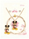 SET COLLAR Y PULSERA MICKEY