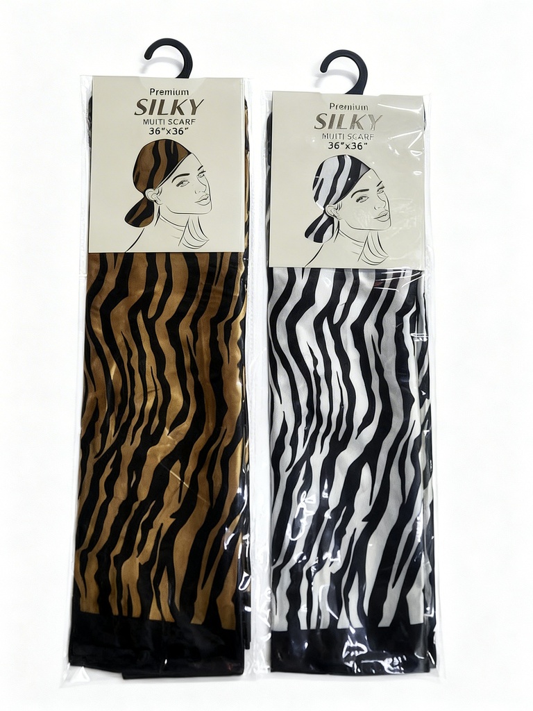 PAÑOLETA SEDA ANIMAL PRINT 90X90CM 