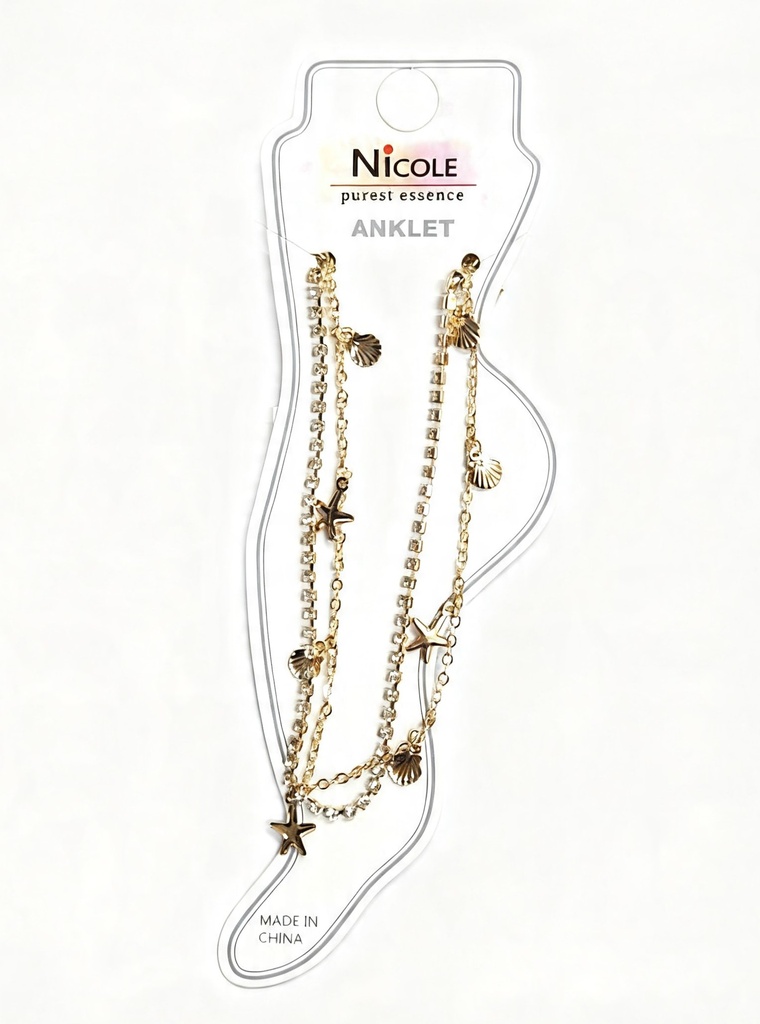 TOBILLERA CADENA OSTRA