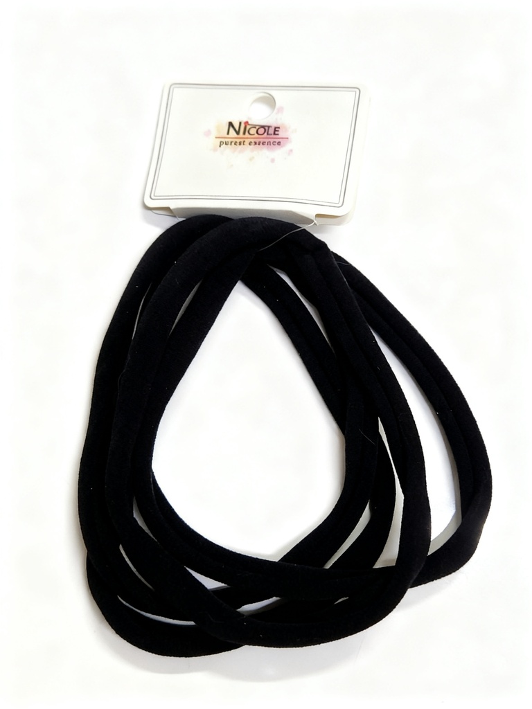 BANDANA LYCRA 14CM NEGRA X4