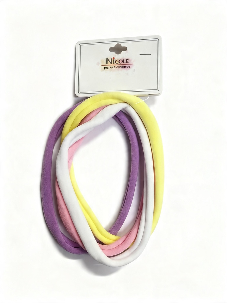 BANDANA LYCRA 14CM COLOR PASTEL X4