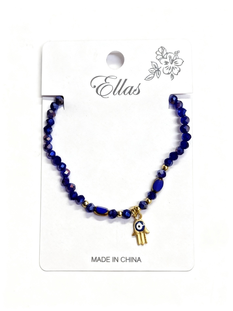 PULSERA CRISTAL OJO TURCO