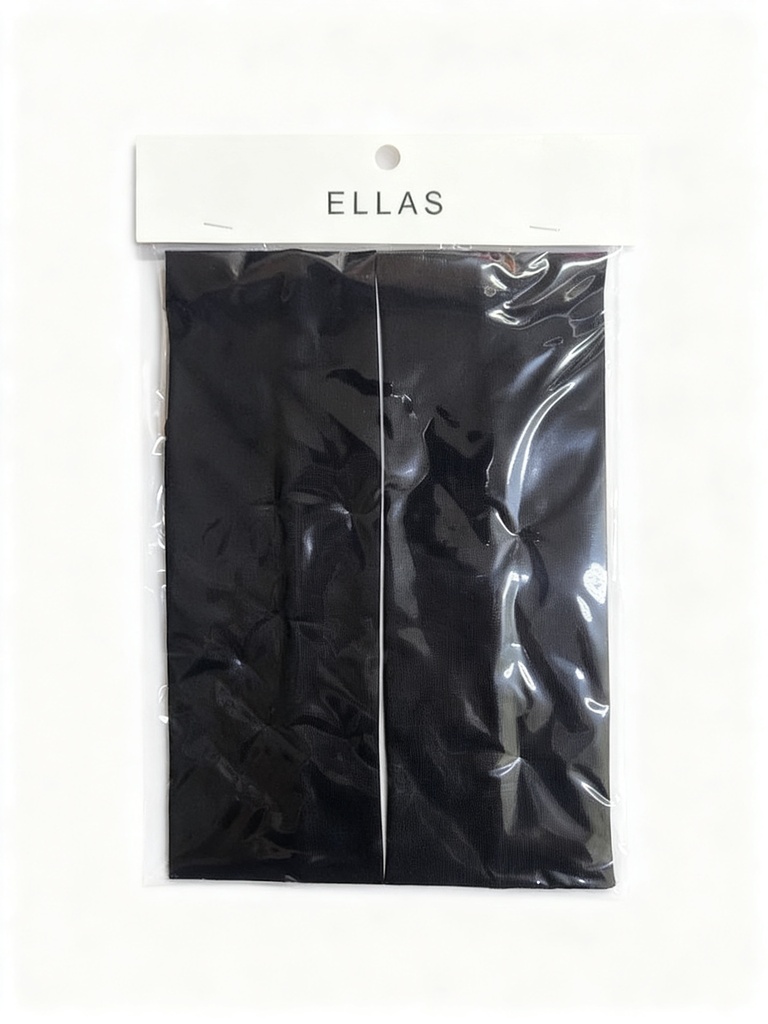 BANDANA NEGRA 8CM  X2