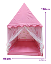 CARPAS INFANTILES TIPO CASITA DELUXE TELA 125*96*130