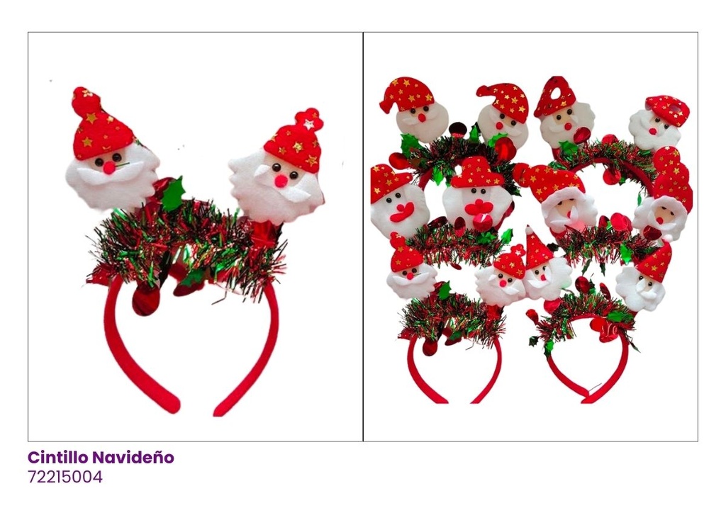 [72215004] CINTILLOS NAVIDEÑO SANTA