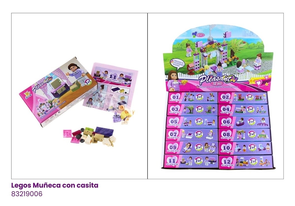 LEGO KIDS PLEASAT ROSADO