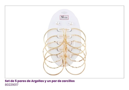 [80229017] ARGOLLAS SET DE 5