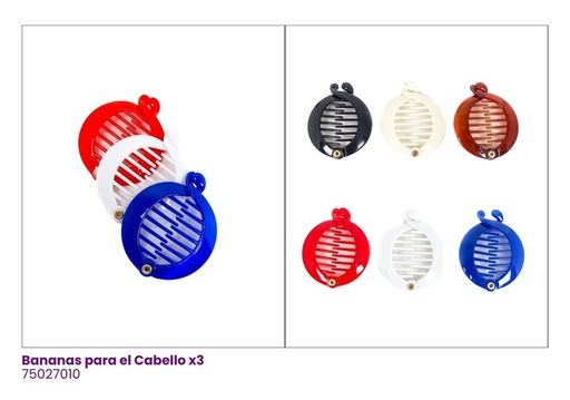 [75027010] BANANAS GANCHETAS SET DE 3