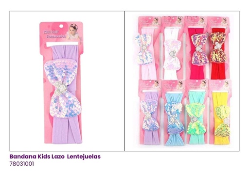 [78031001] BANDANAS BEBE LENTEJUELA MICKEY