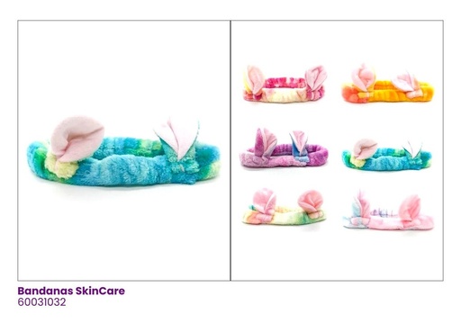 [60031032] BANDANAS SKINCARE OREJAS TYE DYE