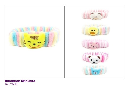 [67025011] BANDANAS SKINCARE RAYAS ANIMALITOS