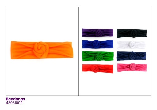 [43031002] BANDANAS TURBANTE FLOR
