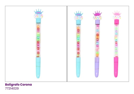 [77214029] BOLIGRAFO LETRAS CORONA