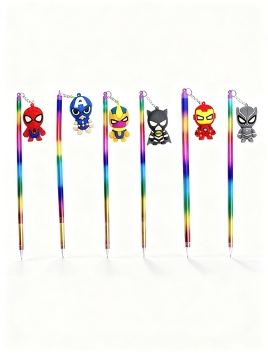 [72031033] BOLIGRAFOS ACRILICO CON MUÑECO VENGADORES