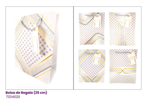 [71214020] BOLSAS REGALO PLATEADO