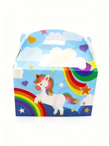 [SBX-0178] CAJAS DE REGALO UNICORNIO (17x16x9.6 cm)