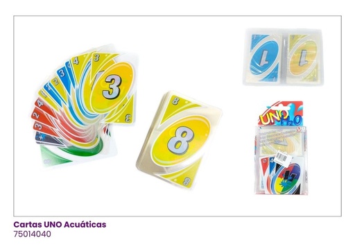 [7700472004102] CARTAS UNO H2O