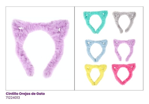[71224013] CINTILLOS OREJAS PELUCHE