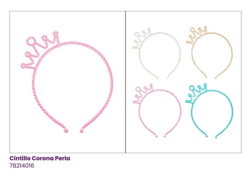 [78214016] CINTILLOS CORONA PERLA