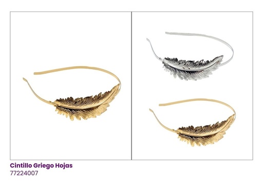 [77224007] CINTILLOS GRIEGO HOJAS