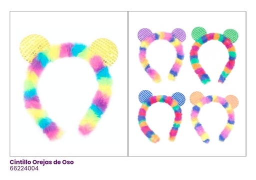 [66224004] CINTILLOS PELUCHE MICKEY