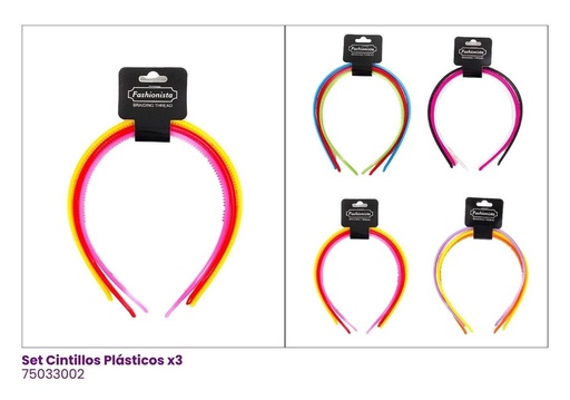 [75033002] CINTILLOS SET DE 3 COLORES