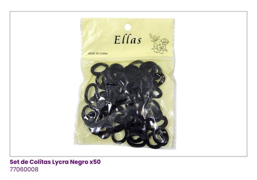 [77060008] COLAS PAQUETE NEGRAS DE 50