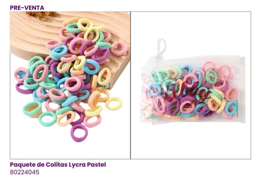 [799019766105] COLAS PAQUETE PASTEL PLASTICO SET DE 50
