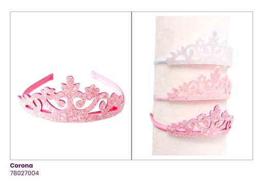 [78027004] CORONAS CUERINA ROSADA