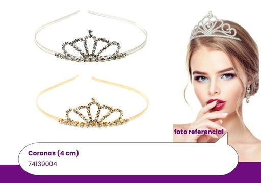 [74139004] CORONAS STRASS PEQUEÑA