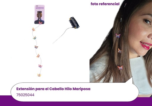 [75025044] EXTENSIONES HILO MARIPOSA