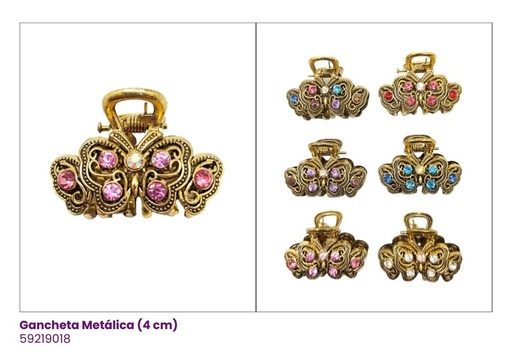 [59219018] GANCHETAS METALICAS MARIPOSA