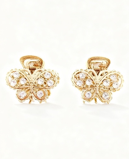 [75025013] GANCHETAS METALICAS MINI MARIPOSA SET DE 2 PAR