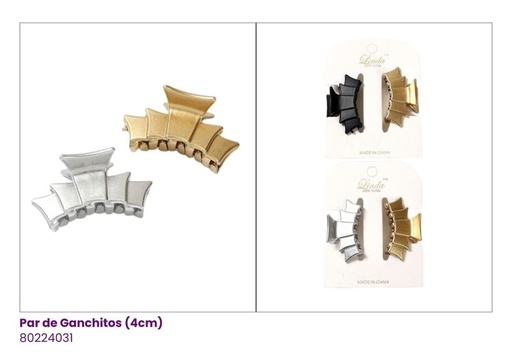 [80224031] GANCHETAS SET DE 2 PAR