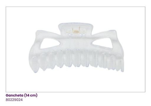 [80229024] GANCHETAS TRASPARENTE (14CM)