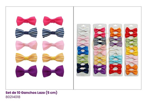 [80214018] GANCHOS LAZOS SET DE 10  (5.5CM)