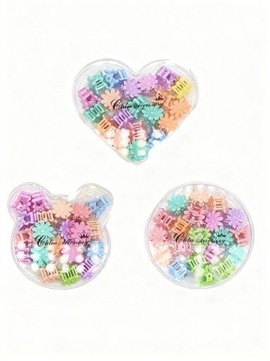 [80214001] GANCHOS PIOJITOS EN ESTUCHE MARGARITA PASTEL