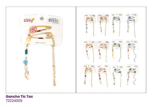 [72224005] GANCHOS TIC TAC CADENA