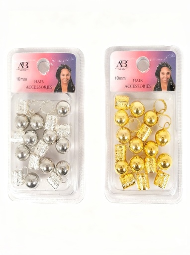 [68025035] GRAPAS PARA EL CABELLO PERLA DORADO Y PLATEADO